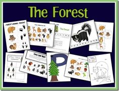 the forest activities and printables for kids