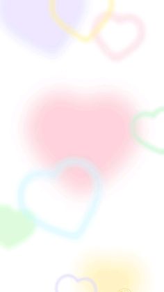 an abstract background with hearts in pastel colors