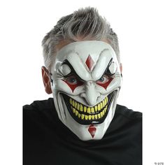 This wicked clown is sure to scare you! Heavy duty plastic jester mask with elastic strap foam square at forehead for added comfort. 100% Polypropylene. One size fits most adults. Evil Jester, Hippie Costume Halloween, Jester Mask, Horror Mask, Clown Horror, Hippie Halloween, Clown Mask, Horror Masks, Cool Halloween Makeup