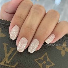 Add A Little Cosmic Shimmer With Over The Moon, A Clear Satiny White Glitter-Dipped Shade. Wear These Clear Nail Art Strips Alone On Bare Nails Or Layer Over Your Favorite Nail Color For A Whole New Look. Each Set Includes 16 Double-Ended Nail Strips With A Glitter Finish. Easy Peel And Apply With No Dry Time. Just Apply And Go! 100% Real Nail Polish Strips Made In The U.S.A Dipped Nails Ideas Winter Ombre, Nails December 2022, Dipped Nails Ideas Winter, New Years Nails Dip Powder, Holiday Nails Dip Powder, Holiday Nails Neutral, Winter Neutral Nails, Holiday Dip Nails, Neutral Holiday Nails