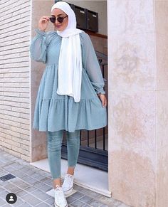 Everyday Summer Outfits, Long Floral Skirt, Casual College Outfits, Pakistani Dresses Casual, Muslim Fashion Hijab