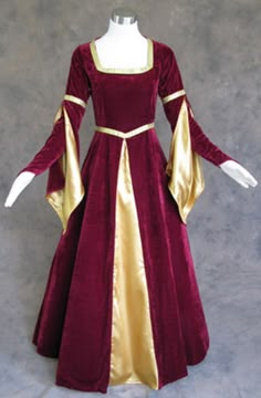 Burgundy Velvet Dress, Gaun Fashion, Elegant Dresses For Women