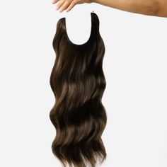 Halo® Extension, Rich Chocolate Brown | #3 Halo Extensions, Glam Waves, Hair Pulling, Hair Starting, Hair Shop, The Invisible, Dream Hair, Glam Fashion, Over The Top