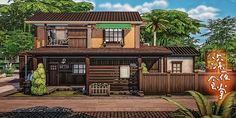 Sims 4 Ps4, Old Japanese House, Sims Building