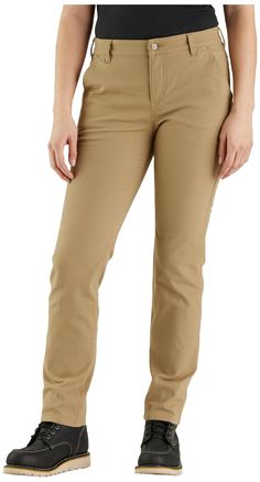 PRICES MAY VARY. Rugged Flex durable stretch technology for ease of movement Mid-rise; sits slightly below the waist Easy fit through the hip and thigh Utility pockets and loop Triple-stitched main seams Navy Clothing, Canvas Work Pants, Canvas Work, Canvas Pants, Women's Uniforms, Carhartt Womens, Safety Clothing, Carhartt Women, Womens Scrubs