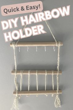 an easy diy hairbowd holder for the bathroom