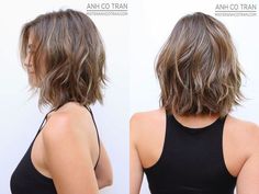 Frisur halblang Kort Bob, Nails Colors, Nails 2021, Short Hair Balayage, Short Wavy Hair, Street Nails, Fall Color