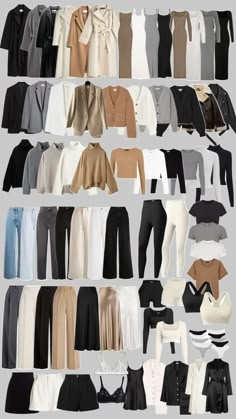 Capsule Wardrobe Casual, Fashion Capsule Wardrobe, Business Casual Outfits For Work, Everyday Fashion Outfits, Wardrobe Outfits, Classy Work Outfits, Stylish Work Outfits, Easy Trendy Outfits