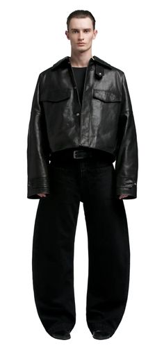 cache leather jacket black – entire studios Entire Studios, Leather Box, Leather Jacket Black, Cow Leather, Cow