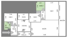 the floor plan for an apartment building