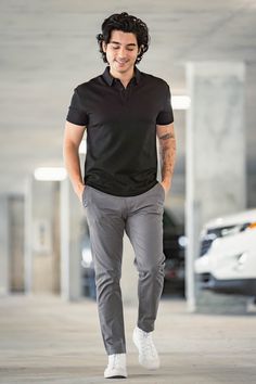 Sizing Runs true to size. Features a modern slim fit that is comfortable in the seat and thighs with a gentle taper from the knee to ankle. We recommend ordering your typical waist size. Details 98% Cotton, 2% Spandex Cotton twill hint of stretch Mid-weight fabric Modern fit is comfortable with a gentle taper from knee to ankle One button closure with zip fly Welt pockets on back Machine wash in cold water, hang dry Imported Description Our Core Cotton Stretch Chinos are sure to be your favorite Loose Chinos Outfit Men, Mens Chino Pants Outfits, Men Skater Fashion, Casual Chinos Men Outfits, Soft Summer Outfits Men, Chinos Pants For Men, Men’s Chinos, Tall Guy Outfits Mens Fashion, Mens Chinos Outfit Casual