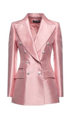 Pink Suits Women, Dolce And Gabbana Suits, Lawyer Fashion, Blazer Pink, Shoes Outfit Fashion, Suit Jackets For Women, Professional Wardrobe, Couture Mode, Satin Jackets