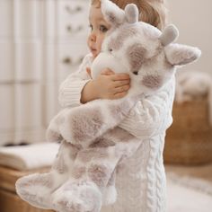 Bedtime huggie plush toys combine two items essential to every baby's needs: a toy & blanket! While the fleece baby blanket is perfect for warmth, comfort and security, the playful plush toy is super soft and perfect for squeezing, hugging and loving!
100% Polyester plush stuffed animal holding a 30" x 40" flannel fleece baby blanket
Perfect for playing and sleeping

Machine wash delicate (In mesh bag), Do not bleach, Do not tumble dry, Do not Iron, Do not dryclean
Note: If you would like to mak Baby Toy, Stuffed Animal, Baby Luna, Small Stuffed Animals, Fleece Baby Blankets, Elegant Baby, Baby Needs, Animal Nursery, Baby Play