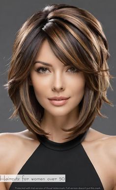 Hair Color Ideas For Short Hair, Bob Hair Color, Bangs With Medium Hair, Peinados Fáciles Para Cabello Corto, Haircuts For Medium Hair, Short Hair Styles For Round Faces, Trendy Hair Color, Hair Color Highlights