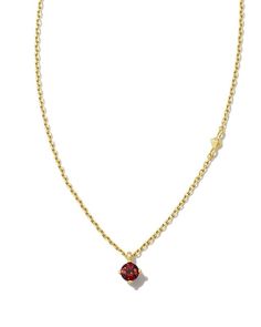 Maisie 18k Gold Vermeil Pendant Necklace in Red Garnet | Kendra Scott Elegant Red Necklace For Everyday, Elegant Everyday Red Necklace, Elegant Red Everyday Necklace, Ruby Red Jewelry, Red Garnet Necklace, Garnet Birthstone, Garnet Necklace, Red Necklace, Red Jewelry