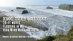 the cover of king tides weekend featuring flooding in vi high wind warning south and west coast