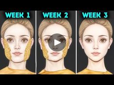 three different stages of the same face for each woman in this video, one shows how to