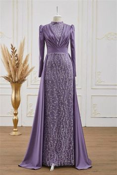 Muslimah Wedding Dress, Lilac Wedding, Dress Muslim, Islamic Wedding, Simple Pakistani Dresses, Wedding Dresses For Girls, Muslimah Fashion Outfits, Us Size 10