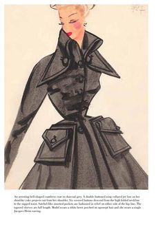 Vogue Fashion Sketches, Dior Vintage Dress, 60s Vintage Fashion, Vintage Fashion 1930s, 1950 Fashion, Fashion Illustration Vintage, Vintage Barbie Clothes, Vintage Dress Patterns, Guy Laroche