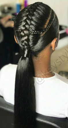 Goddess Ideas, Braids Goddess, Braids Ideas, Goddess Braids Hairstyles, Sleek Ponytail