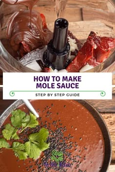 how to make homemade mole sauce step by step guide for making mexican style food