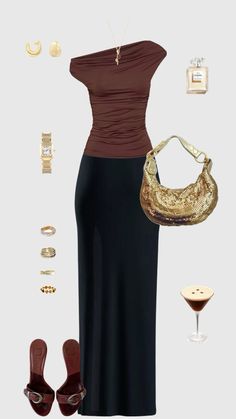 Brown and warm mocha martini inspired old money look 🍸🧸💸⭐️ #oldmoneyaesthetic #oldmoneyvibes #oldmoneylifestyle #oldmoneyfashion #oldmoneyvibes Mode Zara, Outfit Inspo Casual, Jazz Club, Fashion Mistakes