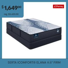 the serta comfort elana firm mattress is on sale for $ 649 00