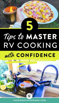 five tips to master rv cooking with condiments on the stove and in the sink