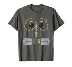 PRICES MAY VARY. Officially Licensed Disney Pixar WALL-E Apparel For Women - Men - Girls - Boys - Toddler; Pixar T-Shirt; Disney+; Disneyland; Disney Plus; Disney World; Seasonal; Holiday; New Years; Christmas; Disney Kid; Vintage; Retro; Birthday; Valentine's Day 19PXWE00054A-001 Lightweight, Classic fit, Double-needle sleeve and bottom hem Boys Disney Shirts, Wall E Robot, Boy Disney Shirts, Christmas Disney, Retro Birthday, Wall E, Big Face, T Shirt Costumes, Disney Kids