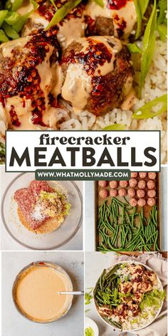 Learn how to make the Hello Fresh Firecracker Meatballs at home. The whole family will love these juicy meatballs packed with Asian flavors, drizzled in a homemade firecracker sauce. Serve them over a bed of warm coconut rice with a side of crisp green beans.