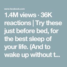 1.4M views · 36K reactions | Try these just before bed, for the best sleep of your life. (And to wake up without tension) 😎💪🏽 | Dr. Devon Hoffman | HANZO 陰陽 · SWEET DREAMS (feat. BLVCK & YABØII) Best Sleep, Before Bed, Good Sleep, Sweet Dreams, Devon, Wake Up, Sleep, Good Things, Bed