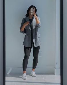 Look Legging, Fashionable Work Outfit, Looks Black