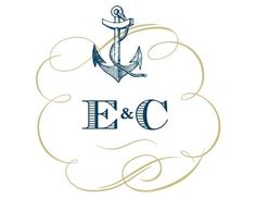 an anchor with the word e & c on it