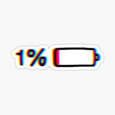 a sticker with the words 10 % off and an image of a battery on it