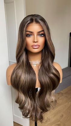 ITEM DESCRIPTION Money Piece Dark And Blonde Mix 13x4 Lace Front Wig/ Raelistic Pre Plucked Hairline/ Layered 24 Inches Wig For Women/ Natural Realistic Wig 🚚DELIVERY🚚 UK 1-3 working days INTERNATIONAL 5-8 working days via post office Express delivery available at checkout  💜 FEATURES Wigs are in stock and are dispatched straightaway. Hair Type: Heat Resistant Premium Synthetic Hair Material: Heat Resistant synthetic  Density: 150% Colour: Black Brown roots, Darkest brown hair mixed with ash blonde and Money piece Hair Pattern: wavy Length : layered 24 inches Lace Type: wide lace 13x4 Cap Construction: Medium, adjustable 22.5(constructed with 3 combs and elastic band at the back) Do not exceed a temperature of 150C   NOTE: kindly inform us if you have perfume or scents allergies (or jus Frontal Wig With Blonde Highlights, Darkest Brown Hair, Brown Blonde Balayage, Wig With Blonde Highlights, Blonde Highlights Balayage, Dark Brown Hair With Blonde Highlights, Dark Brown Hair With Blonde, Money Piece Hair, Brown To Blonde Balayage