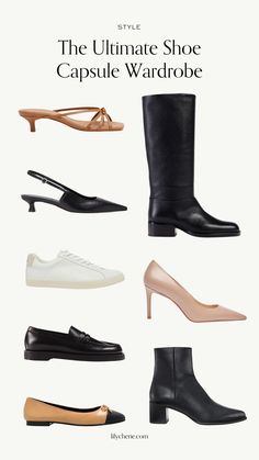 must-have shoes for women Shoes Must Haves Women, Women Shoes Must Have, Basic Flats For Women, Luxury Classic Flats For Fall, Shoe Staples Capsule Wardrobe, Footwear Ideas, Accessories For College, Basic Shoes For Women Capsule Wardrobe, Footwear Collection