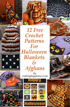 halloween crochet patterns for blankets and afghans