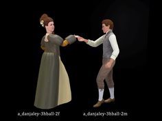 two animated people are shaking hands in front of a black background with the caption dappiley - shrall 22