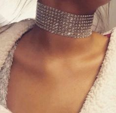 Instagram:_rachel_rose16 Snap:rachelroseee16 Diamond Choker, Shine Bright Like A Diamond, Crystal Choker, Glitz And Glam, Sea Glass Jewelry, May 22, Diamond Bracelets, Girls Best Friend, Body Jewelry