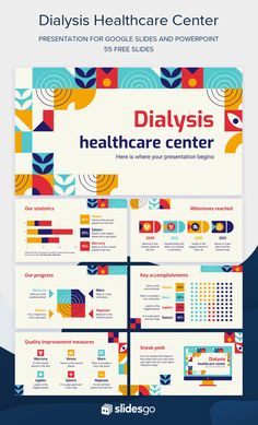 Dialysis Healthcare Center Informative Speech, Healthcare Center, Ppt Template Design, Presentation Slides Design, Business Pitch, Slides Design, Documents Design, Power Point Template, Canva Tutorial