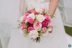 Pink And White Wedding Bouquet Floral Wedding Bouquets, Blush Bouquet Wedding, Wedding Flower Bouquets, Pink And White Weddings, Coral Accents, Bridal Bouquet Pink, Decor For Wedding, Candy Ideas, Tree Stumps