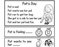 the worksheet for pat's day is shown in black and white, with two