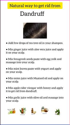 Dandruff is a common condition that causes the skin on the scalp to flake. It isn't contagious or serious. But it can be embarrassing and difficult to treat. Mild dandruff can be treated with a gentle daily shampoo. Hair Dandruff Solution, How To Reduce Dandruff, How To Remove Dandruff, Scalp Issues, Dandruff Causes, Prevent Dandruff, Natural Antimicrobial