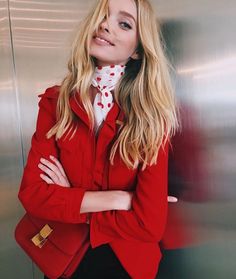 Elsa Hosk Style, Classy And Fab, Real Leather Jacket, Celebrity Street Style, Celebrity Outfits, Amazing Women