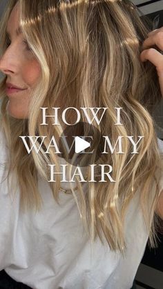 How To Get A Wave In Your Hair, How To Waves Medium Hair, How To Do Beach Waves For Medium Hair, Shoulder Length Waves How To Do, Waves In Hair How To Get, Beach Waves Hair Straightener, How To Add Waves To Medium Hair, Very Loose Waves, How To Do Hair Waves