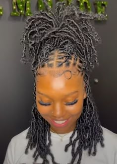 Braided Loc Updo, Braids Hairstyles Ideas, Full Custody, Micro Braids Hairstyles, Beautiful Dreadlocks