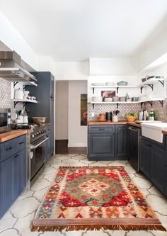 the kitchen is clean and ready to be used by someone who likes it on facebook