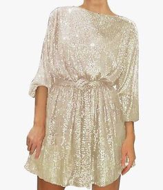 ad eBay - Women's Dresses Holiday Party Sequin Beaded Lace Up Long Sleeved Dress Casual - Buy Now, click the link (eBay) Glitter Mini Dress, Strapless Tube Dress, Coctail Dresses, 1920s Flapper Dress, Plunge Dress, Curvy Women Outfits, Mini Robes, Glitter Dress, Pregnancy Maxi Dress