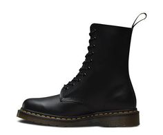 Dr. Marten boots and shoes have become icons, recognized worldwide for their uncompromising looks, durability and comfort. These styles embody all that is true and unique to Dr. Martens. - 10-Eyelet 1490 Boot - SMOOTH, DR. MARTENS LEATHER, DURABLE WITH A SMOOTH FINISH - Classic Heel Loop - GOODYEAR-WELTED PRODUCT, THE SOLE AND UPPER ARE HEAT-SEALED AND SEWN TOGETHER - DR. MARTENS AIR-CUSHIONED SOLE, OIL AND FAT-RESISTANT, OFFERS GOOD ABRASION AND SLIP-RESISTANCE CARE INSTRUCTION: CLEAN AWAY DIRT Cherry Red Dr Martens, Red Dr Martens, Leather Mid Calf Boots, Dr Martens Store, Shoe Polish, Classic Heels, Goodyear Welt, Calf Boots, Doc Martens