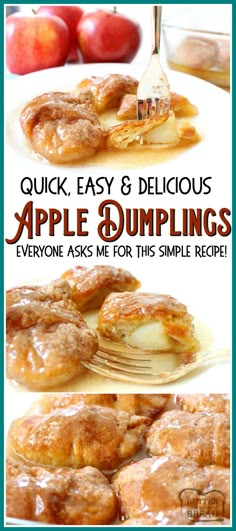 quick, easy and delicious apple dumplings everyone asks me for this simple recipe click to read